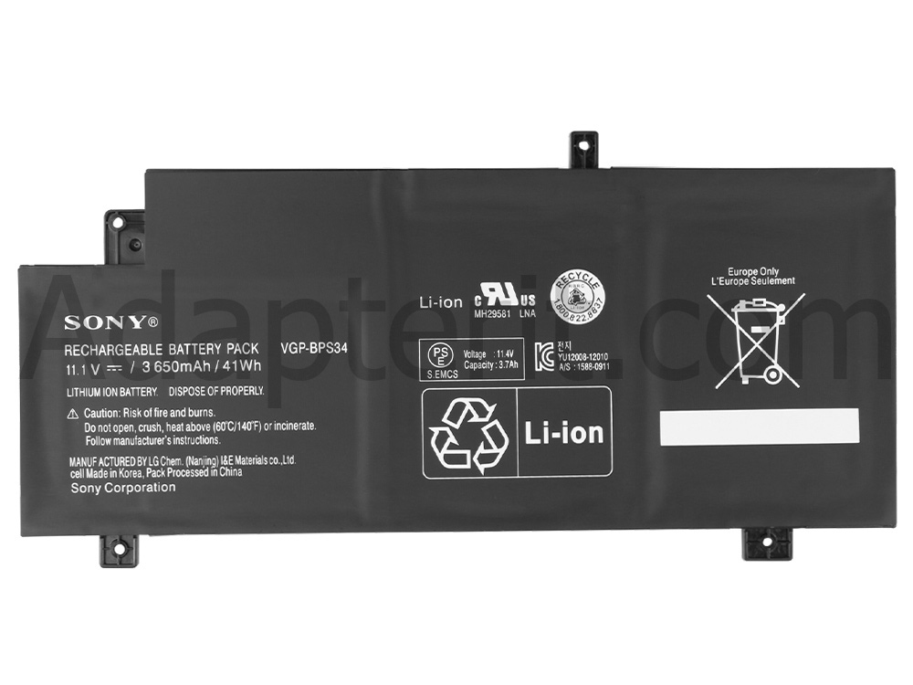 Alkuperäinen 3650mAh Akku Sony Vaio SVF14A15STB SVF14A15STP SVF14A15STS