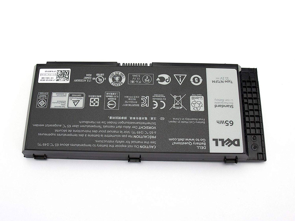 6 Solut 65Whr Akku N71FM 5V19F 451-BBGN Dell Precision M4800 P20E