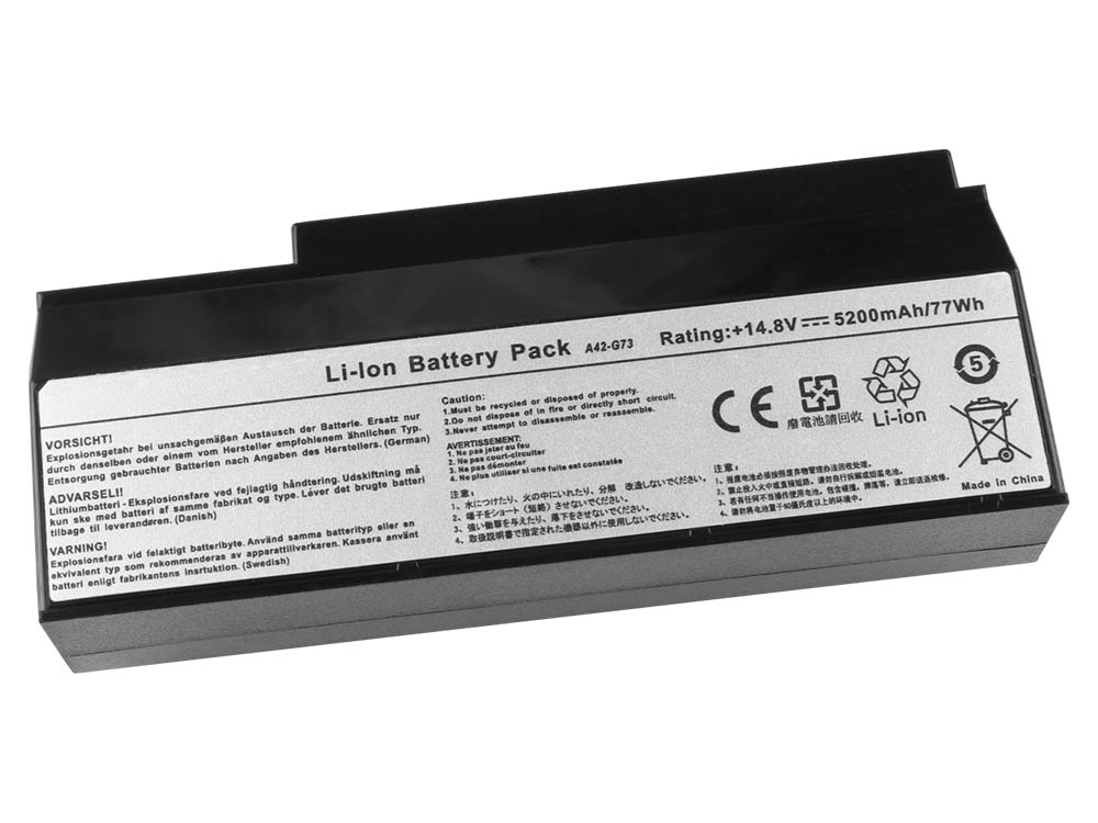 8 Solut 5200mAh Akku Asus G53JH G73JW-TZ113V G73JH-TZ011V