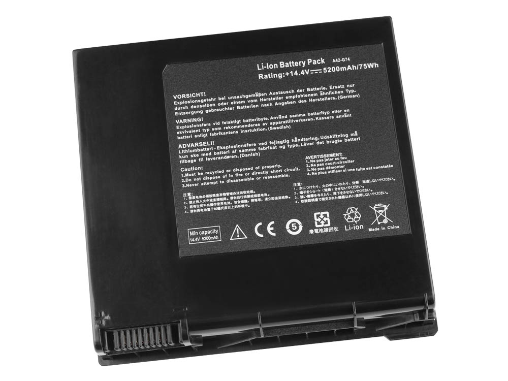 Alkuperäinen 8 Solut 5200mAh Akku Asus LC42SD128 07G016HM1875