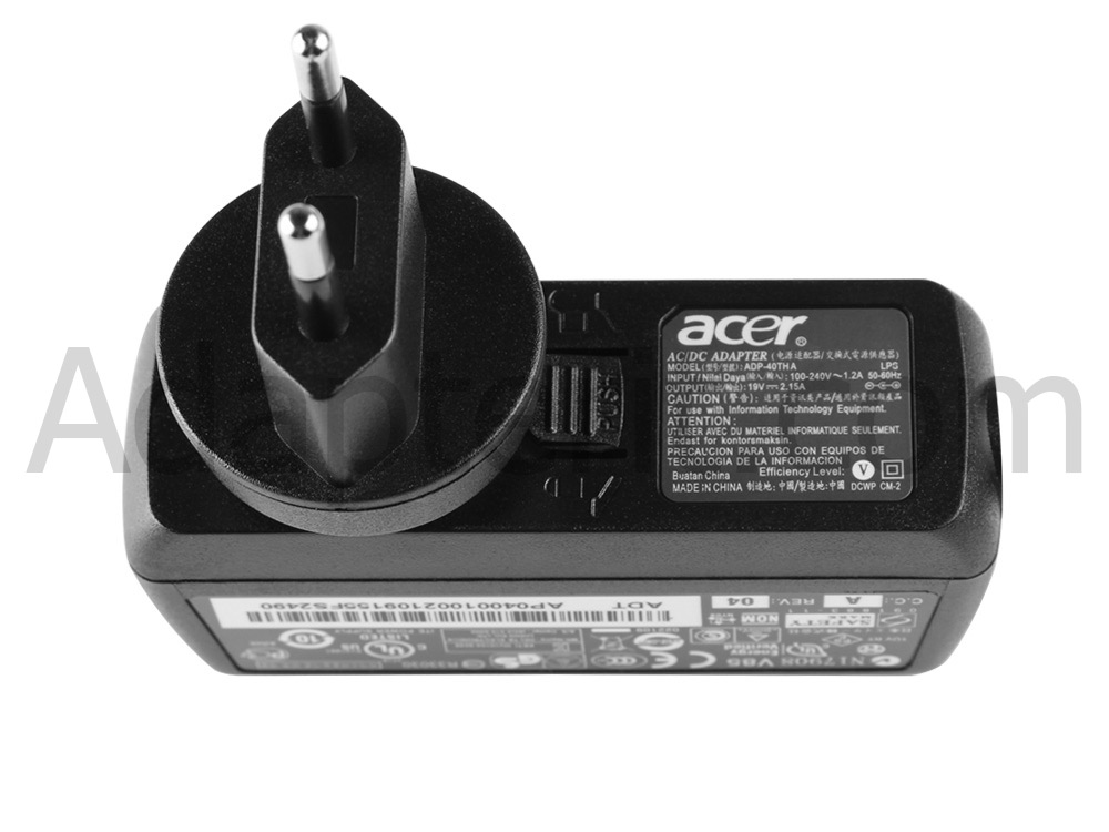 Alkuperäinen 40W Adapteri Laturi Acer Aspire One 751h-1992 751h-52Bb