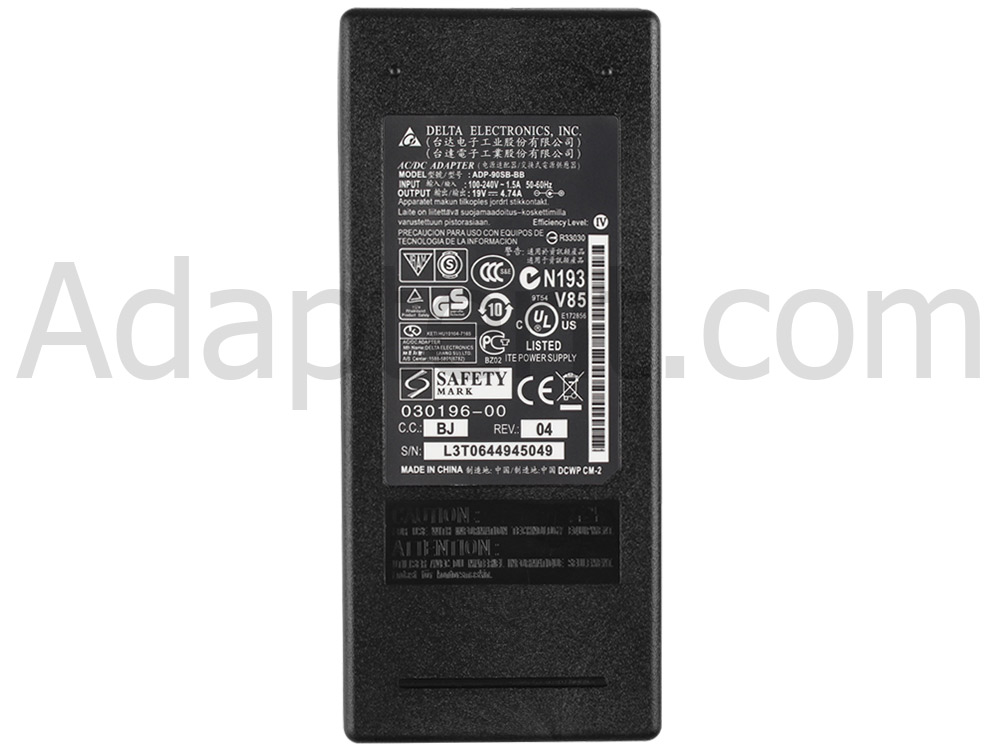 Alkuperäinen 90W Adapteri Laturi Acer TravelMate TM8204WLMi