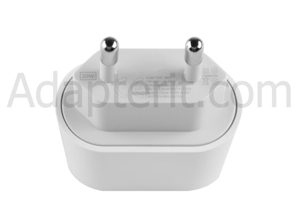 9V 2A/5V 3A 20W USB-C Adapteri Laturi Apple MU7T2ZE/A