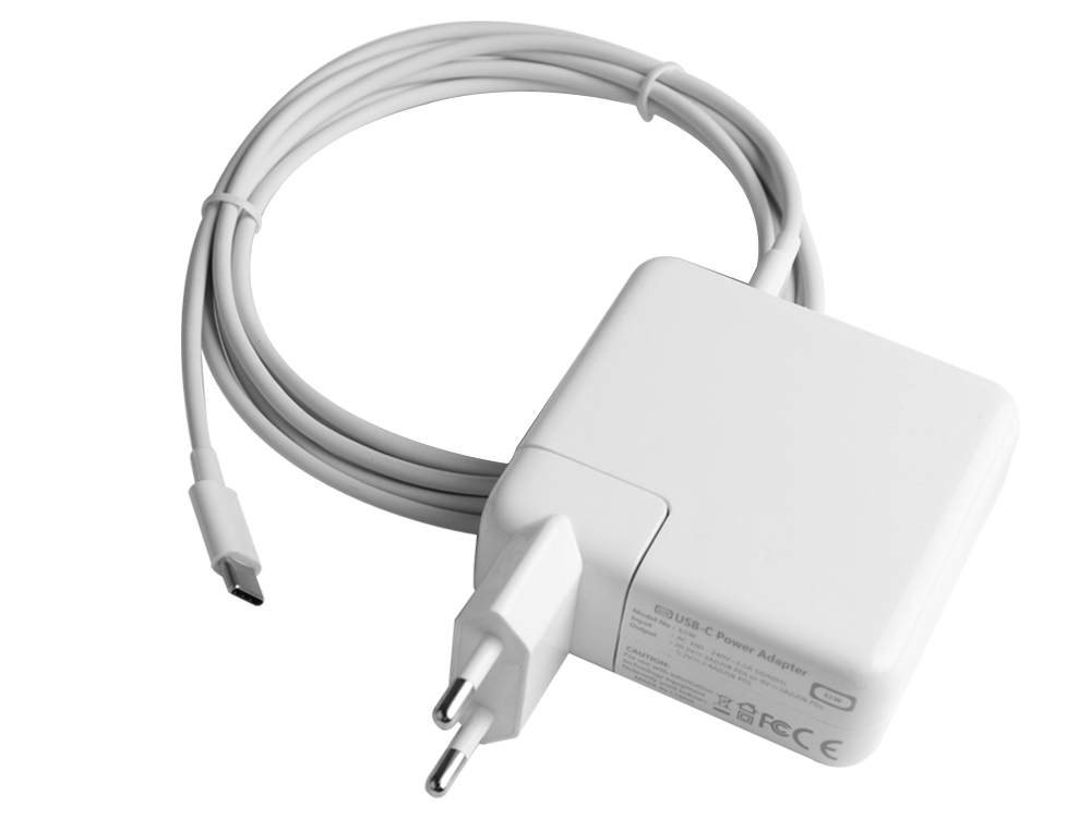 61W USB-C Adapteri Laturi Apple MacBook Pro 13 MPXT2K/A + Vapaa johto