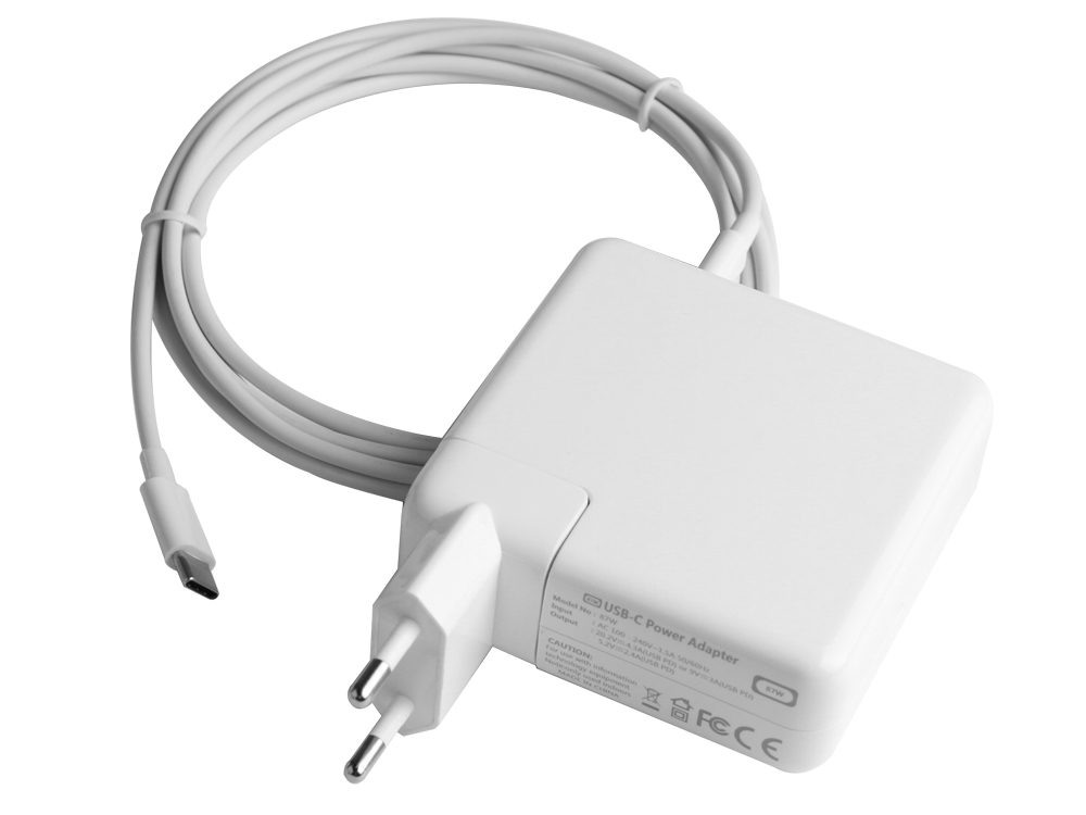 87W USB-C Adapteri Laturi Apple MacBook Pro 15 MPTU2 + Vapaa johto