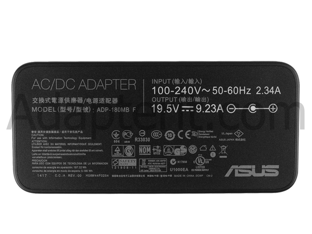 Alkuperäinen 180W Adapteri Laturi Asus Eee PC Top ET2300INTI-B014K