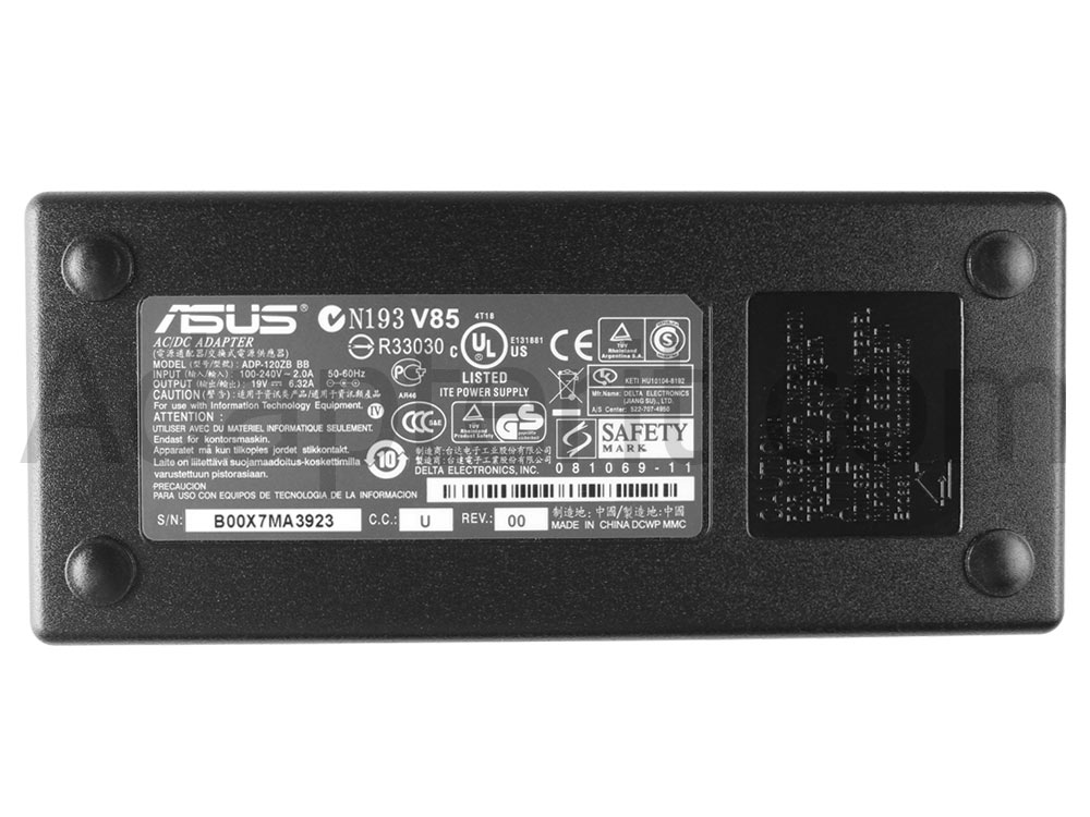 Alkuperäinen 120W Adapteri Laturi Asus 04-266001904 04G26600190A 04G266006120