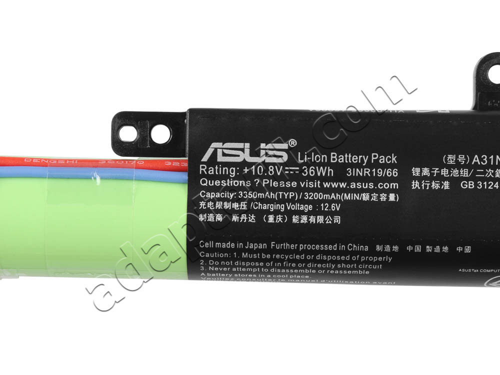 3200mAh 36Wh 3-Solut Asus VivoBook Max X541NA-BH91-CB Akku