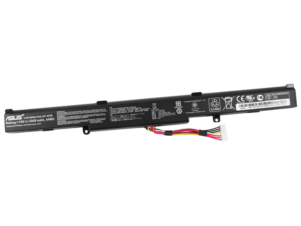 Alkuperäinen 2950mAh 44Whr Akku Asus X450JF X450JF-WX012D A41-X550E