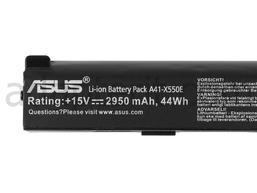 Alkuperäinen 2950mAh 44Whr Akku Asus X450JF X450JF-WX012D A41-X550E
