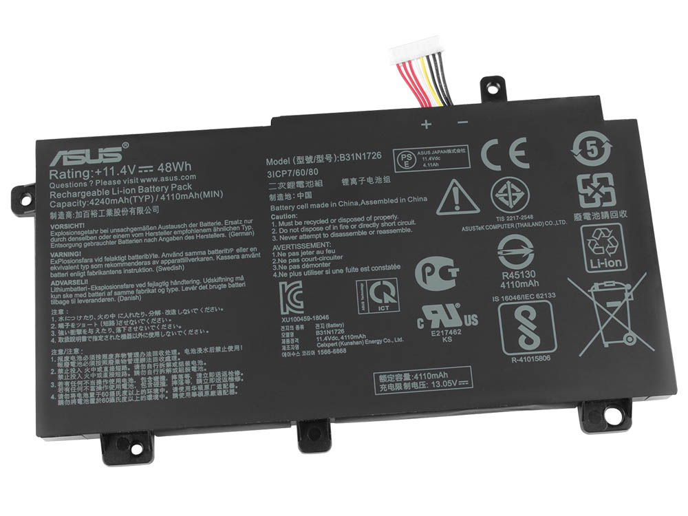 Alkuperäinen 4210mAh 48Wh 3 Solut Asus TUF Gaming FX505DT-BQ029 Akku