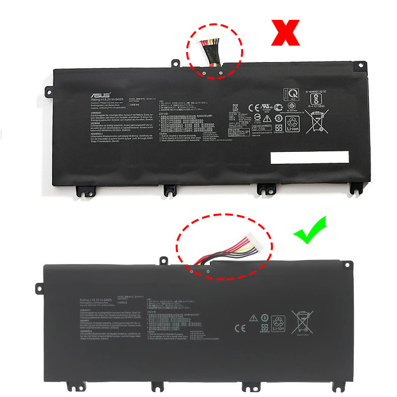 4245mAh 64Wh 4-Solut Asus TUF Gaming FX705GE-EW093T Akku