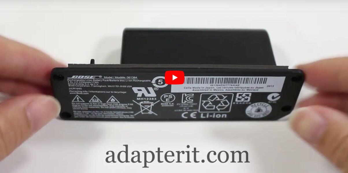 Alkuperäinen 2230mAh 2-Solut Akku Bose Soundlink Mini I 061384 061385