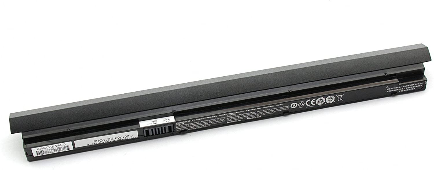 2850mAh 44Wh 4 Solut Clevo 6-87-W95KS-42F2 Akku