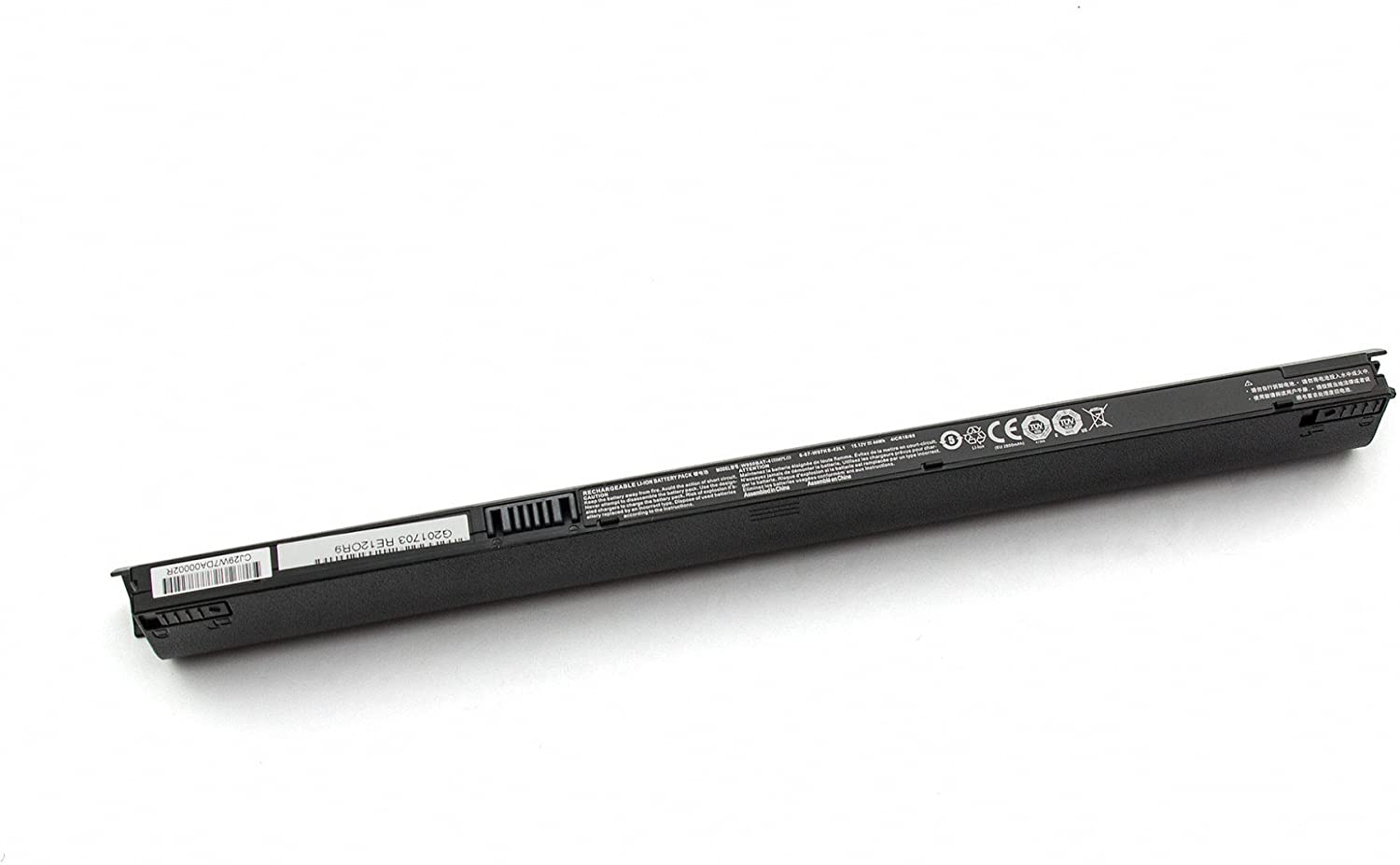 2850mAh 44Wh 4 Solut Clevo 6-87-W95KS-42F2 Akku
