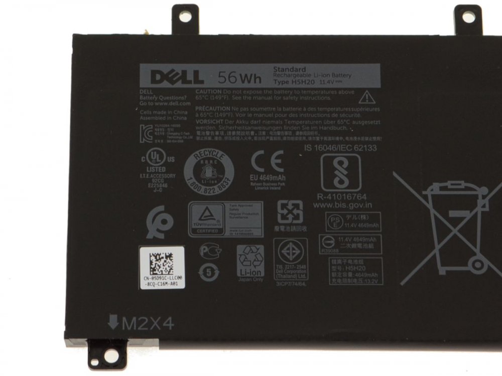 Alkuperäinen 56Whr 3Solut Akku Dell Precision 5520 M5520