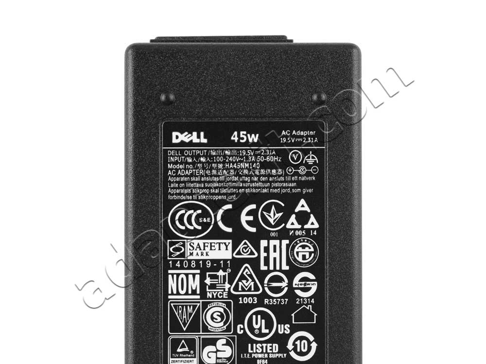 Alkuperäinen 45W Adapteri Laturi Dell TJ76K P6F02 XG0WK 44PV8