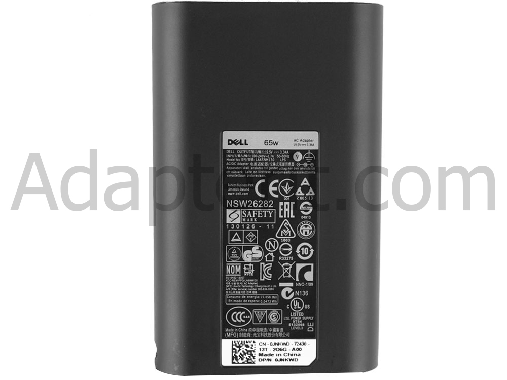 Alkuperäinen 65W Adapteri Laturi Dell Inspiron 14 1440 1464 3421 7437