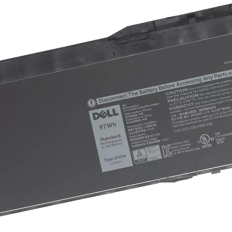 Alkuperäinen 97Wh 8070mAh Akku Dell Latitude 5501 Series