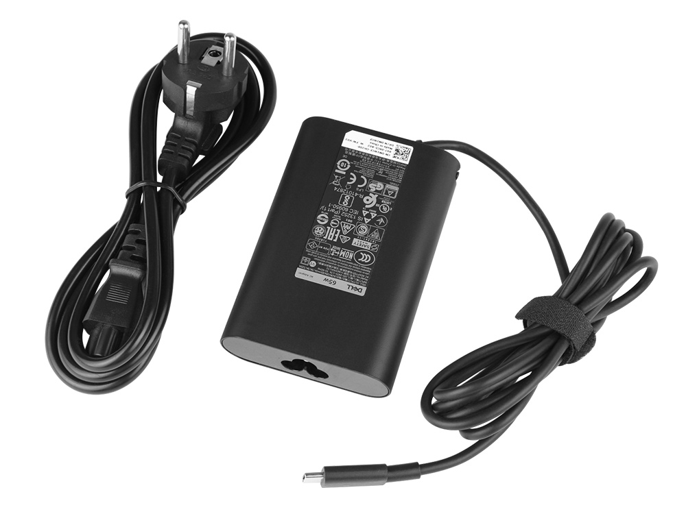 Alkuperäinen 65W USB-C Dell LA65NM190 C5PVT Adapteri Laturi + Kaapeli