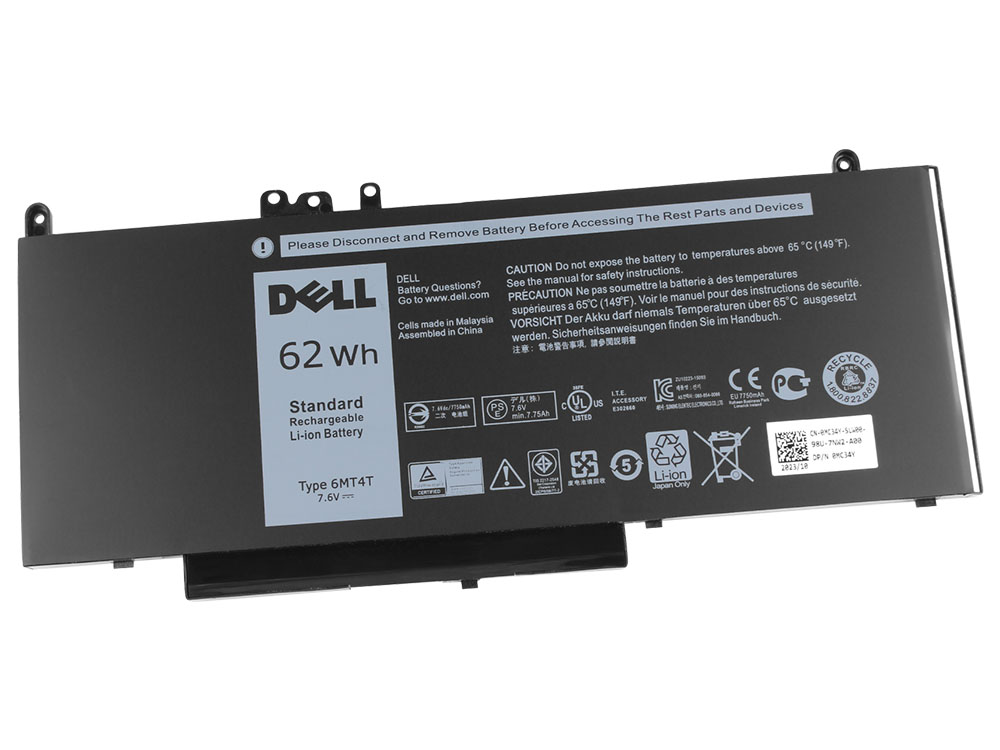Alkuperäinen 62Wh 4 Solut Akku Dell Latitude E5570-CM051