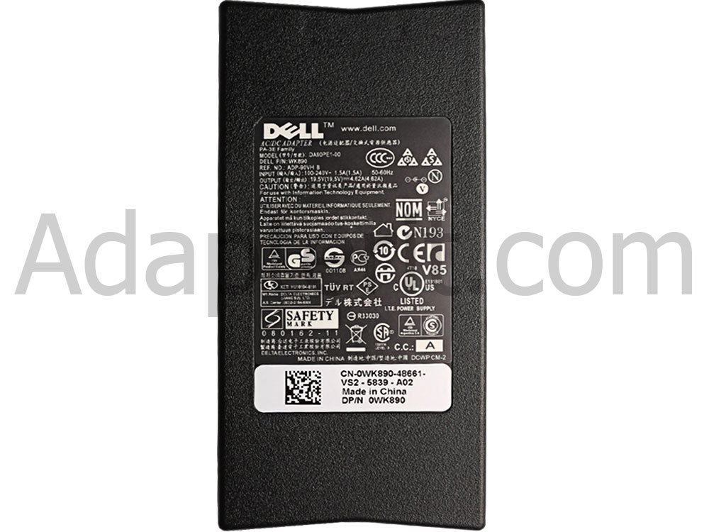 Alkuperäinen 90W Adapteri Laturi Dell FA90PM111 LA90PM111