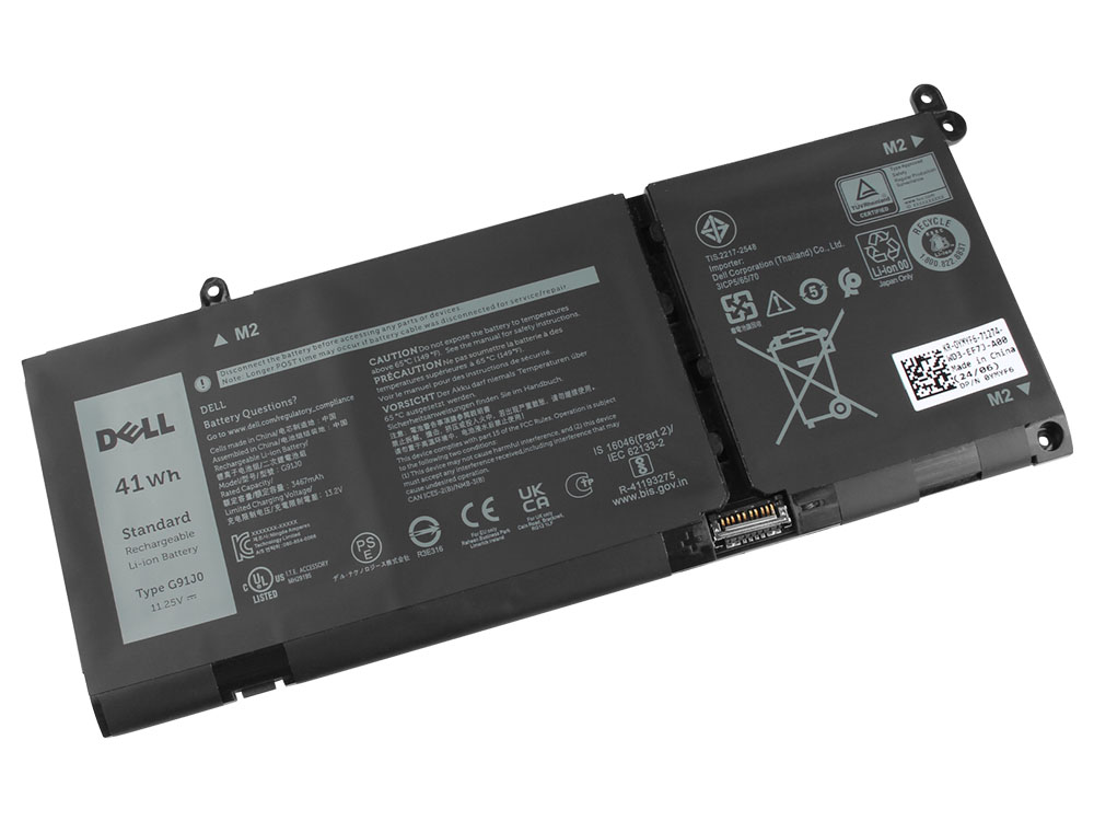 Alkuperäinen 3640mAh 41Wh 4-Solut Dell Inspiron 14 5415 Akku