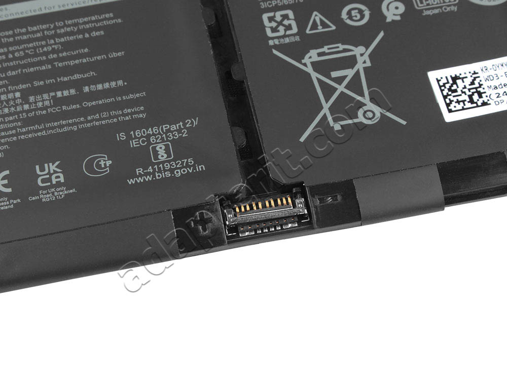 Alkuperäinen 3640mAh 41Wh 4-Solut Dell Inspiron 14 5415 Akku