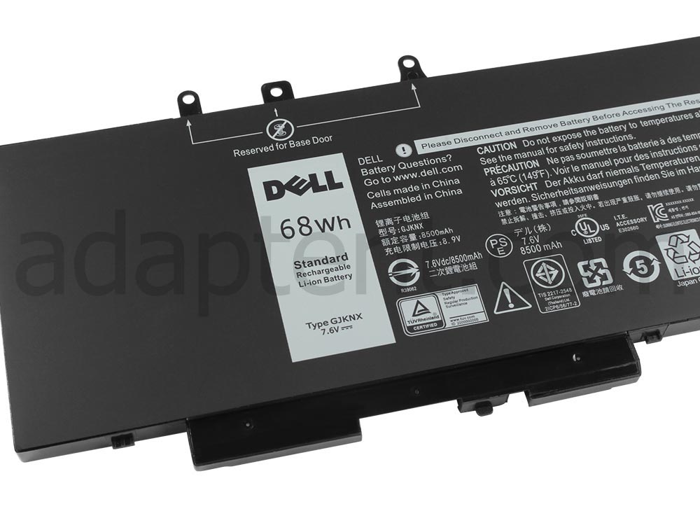 Alkuperäinen 8500mAh 68Wh 4 Solut Akku Dell 0GJKNX GJKNX