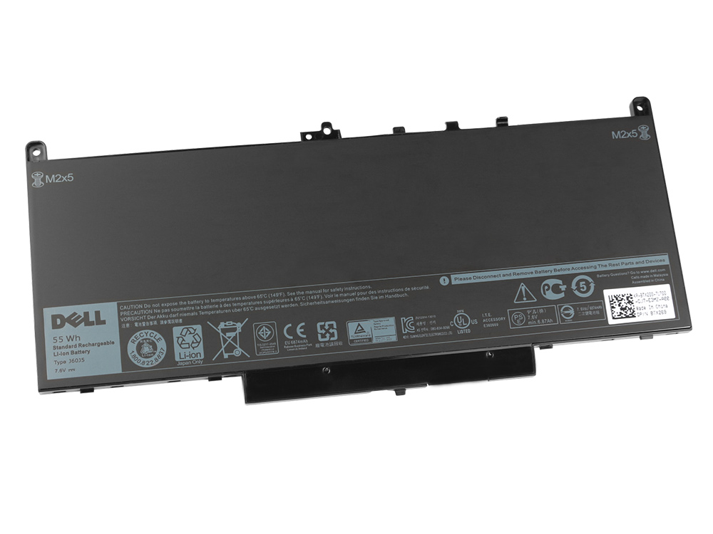 Alkuperäinen 7080mAh 55Wh 4 Solut Akku Dell Latitude 14 E7470-FFDD3