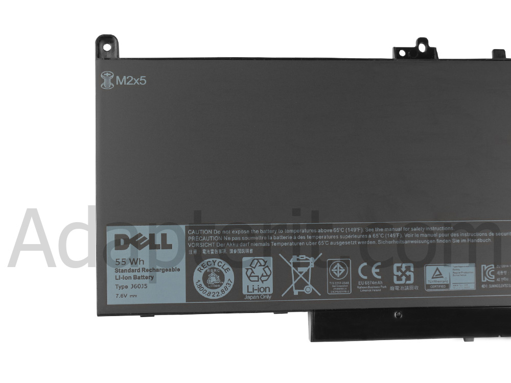 Alkuperäinen 7080mAh 55Wh 4 Solut Akku Dell Latitude 14 E7470-FFDD3
