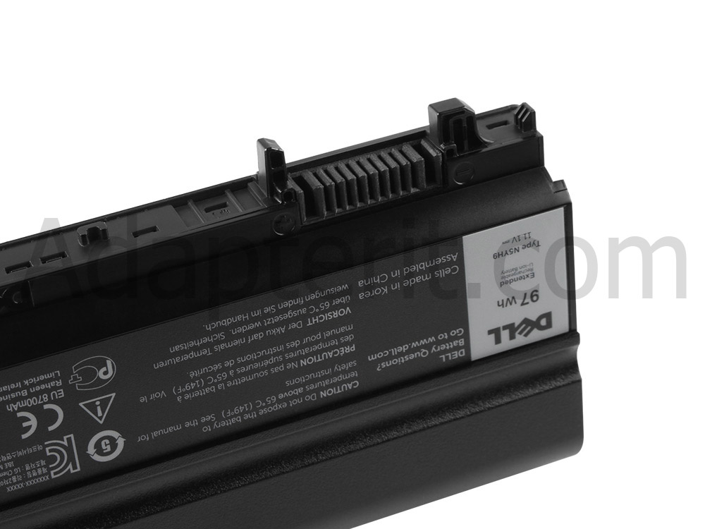 Alkuperäinen 8700mAh 97Wh 9 Solut Akku Dell Latitude E5440 5440-0590