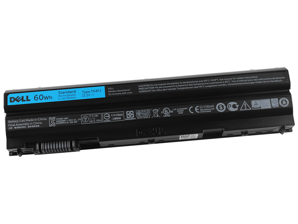 Alkuperäinen 5400mAh 60Wh 6 Solut Akku Dell Latitude E6530 (6530-2083)