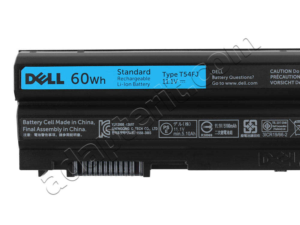 Alkuperäinen 5400mAh 60Wh 6 Solut Akku Dell Latitude E6530 (6530-2083)
