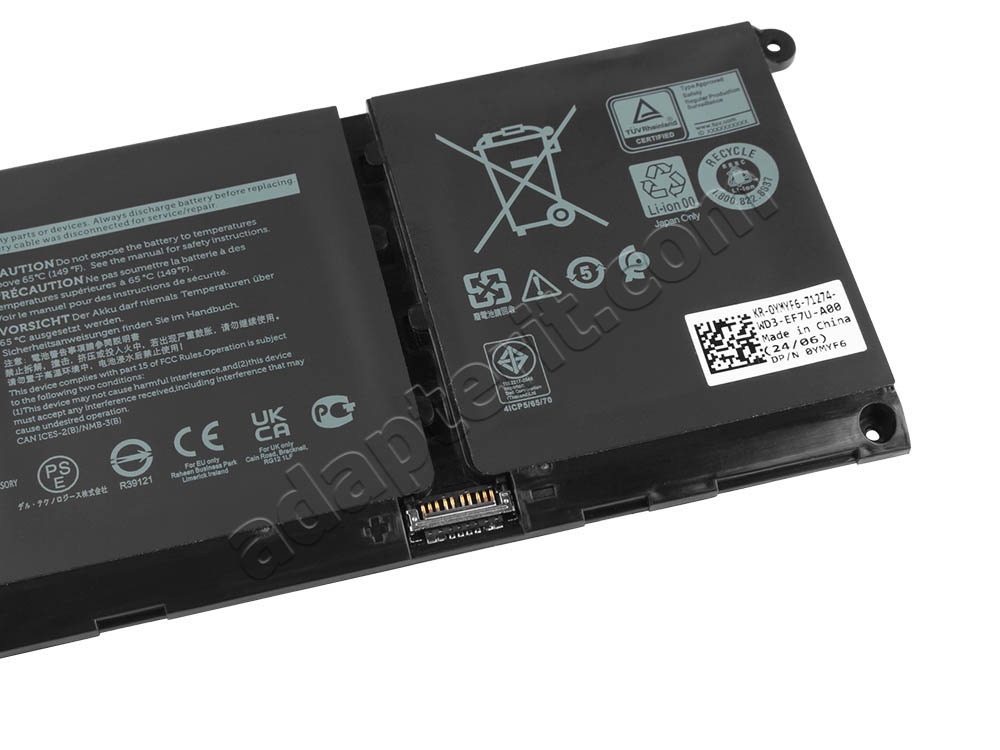 Alkuperäinen 3600mAh 54Wh Dell Inspiron 15 P106F P106F003 Akku
