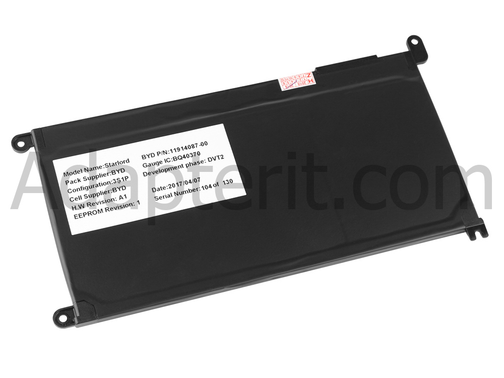 Alkuperäinen 3500mAh 42Wh 4 Solut Dell Vostro 14 5471 P88G001 Akku