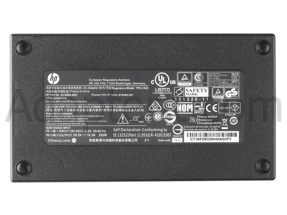 Alkuperäinen 200W Adapteri Laturi HP 300-1300 300-1300z CTO