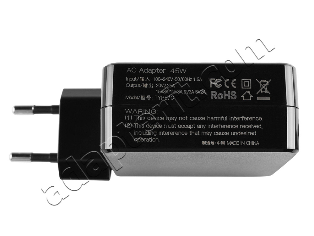 45W USB-C HP EliteBook 850 G6 6XE20EA Adapteri Laturi