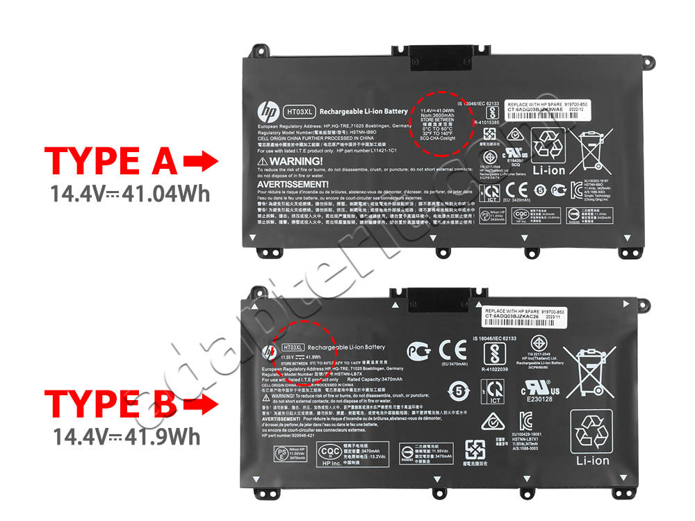 Alkuperäinen 41.9Wh 3-Solut Akku HP Pavilion 15-cs2093nl