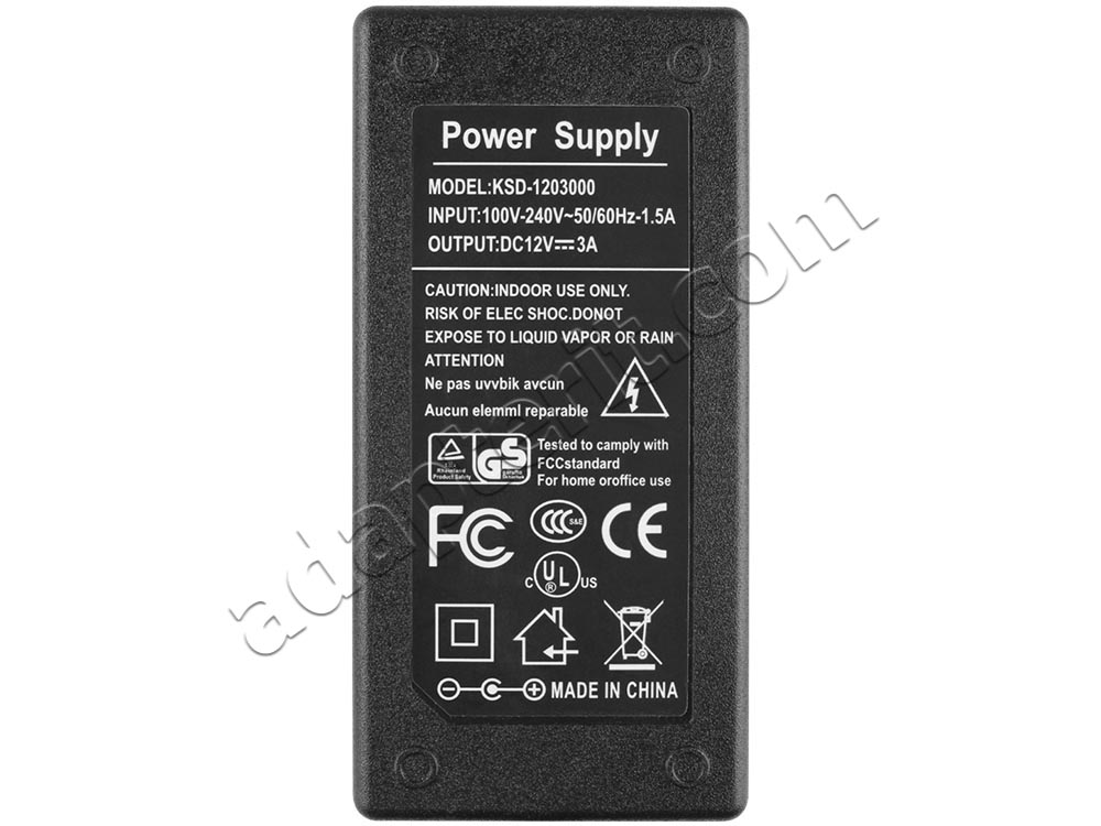 36W Gateway GWTC116-1 Adapteri Laturi + Kaapeli