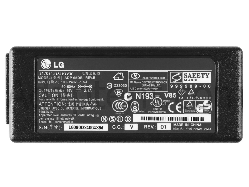 40W Adapteri Laturi LG 13z940-gt5hk 13z940-gh3mk 13z940-gh3pk