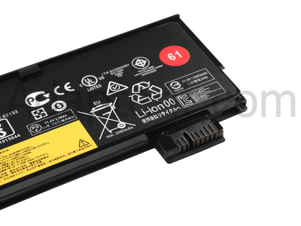 2100mAh 24Wh 3 Solut Lenovo ThinkPad T480 20L6 Akku