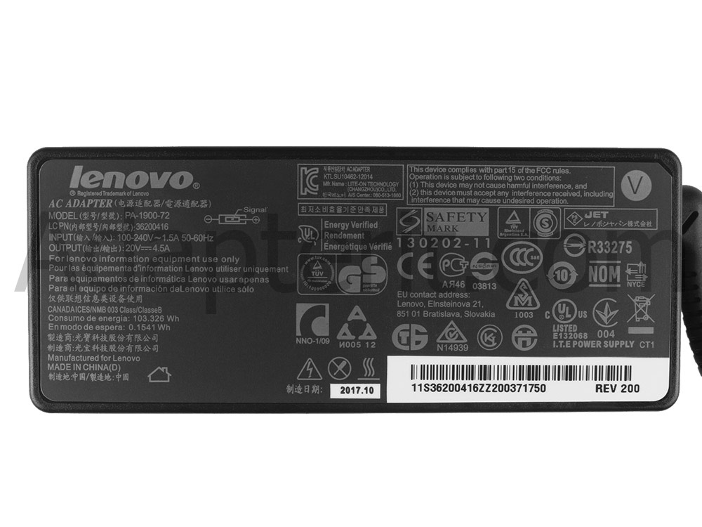 Alkuperäinen 90W Adapteri Laturi Lenovo B5400 001 002 003 004 005 006