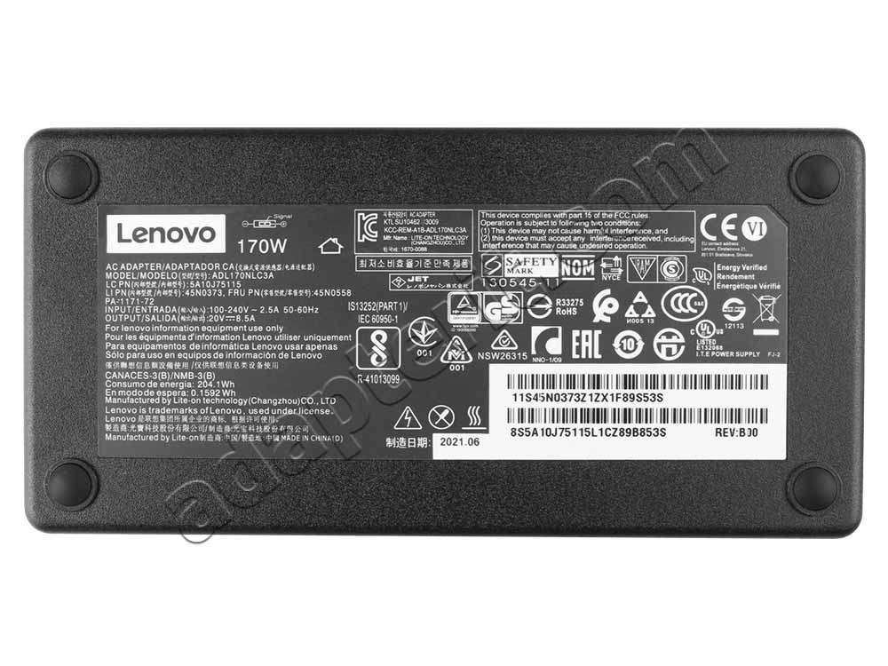Alkuperäinen 170W Adapteri Laturi Delta ADP-170BB B
