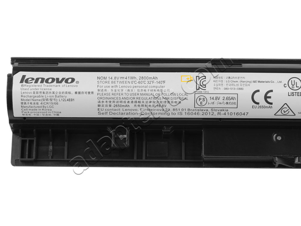 Alkuperäinen 4 Solut 2800mAh 44Whr Akku Lenovo L12S4A02 L12M4A02 L12L4A02