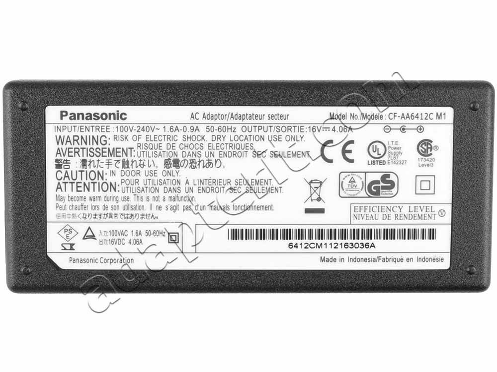 65W Adapteri Laturi Panasonic Toughbook CF-Y7AWDAXS CF-Y7AW1AJS