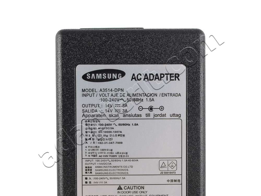 Alkuperäinen 35W Samsung S22F350FHU S22F352 Adapteri Laturi + Vapaa johto