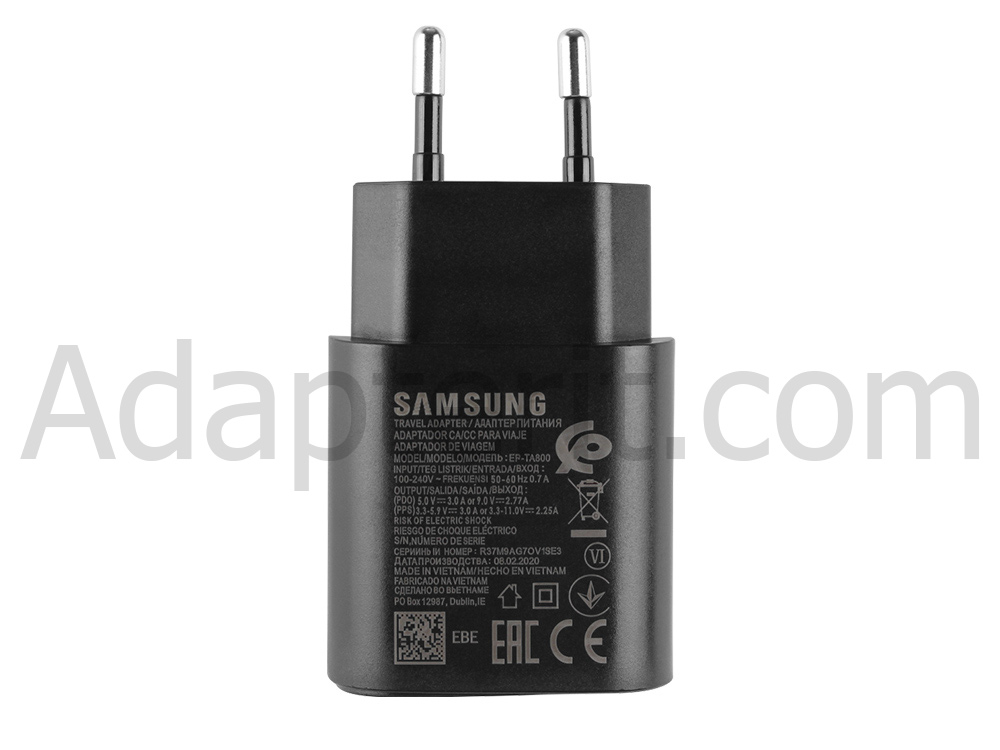 Alkuperäinen 25W Samsung Galaxy Note20 5G SM-N981U1 Adapteri Laturi
