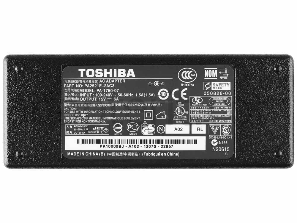 Alkuperäinen 90W Adapteri Laturi Toshiba Satellite A105-S4004 A105-S4011