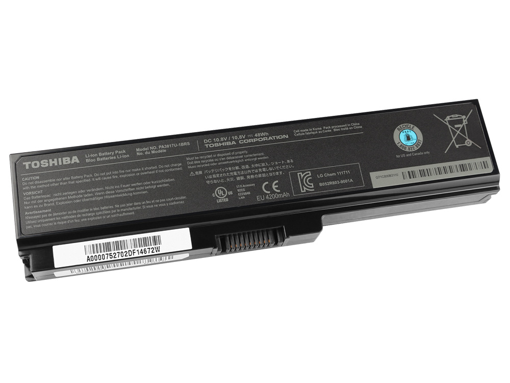 Alkuperäinen 6 Solut Akku Toshiba Satellite T110-107 T110-10J